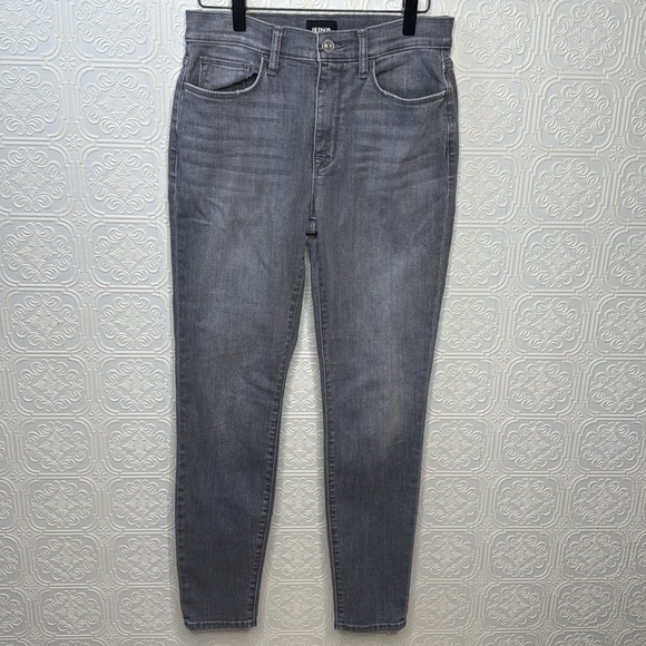 Hudson | Blair High Rise Skinny Jeans, in Gray, Size 26 - Picture 11 of 13